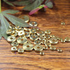 Fashionable brass accessory, universal rosary with round beads, wholesale