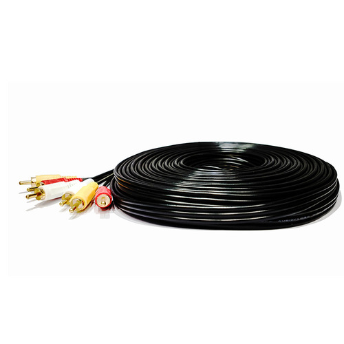 Audio cable manufacturer: three pairs of three audio cables 20 meters AV video cable 3 lotus to 3 lotus cable camera