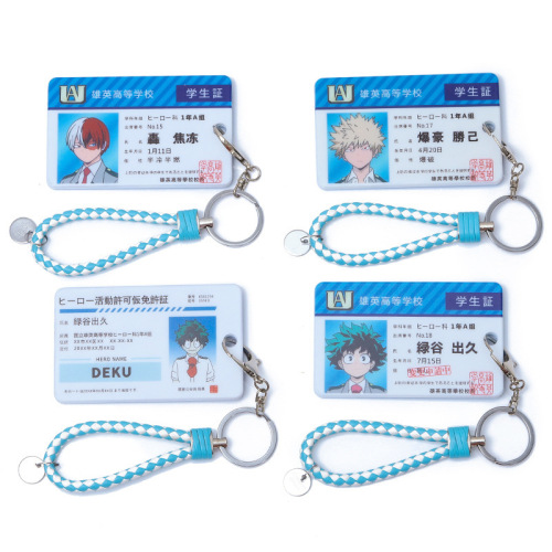 Manyun My Hero Academia Card Set Tobacco and Frozen Blast Go Katsuki Academy Animation Peripheral Student Bus Card Set
