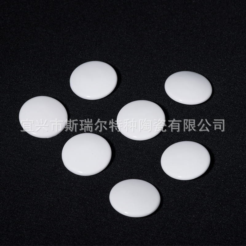 氧化铝陶瓷胸章装饰陶瓷供应精密工业陶瓷件绝缘氧化铝陶瓷胸章