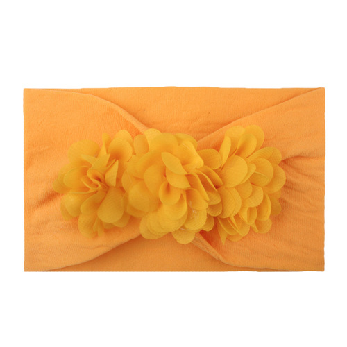 Chiffon flower baby hair accessories, soft and comfortable nylon headband, children's accessories, cute princess headband