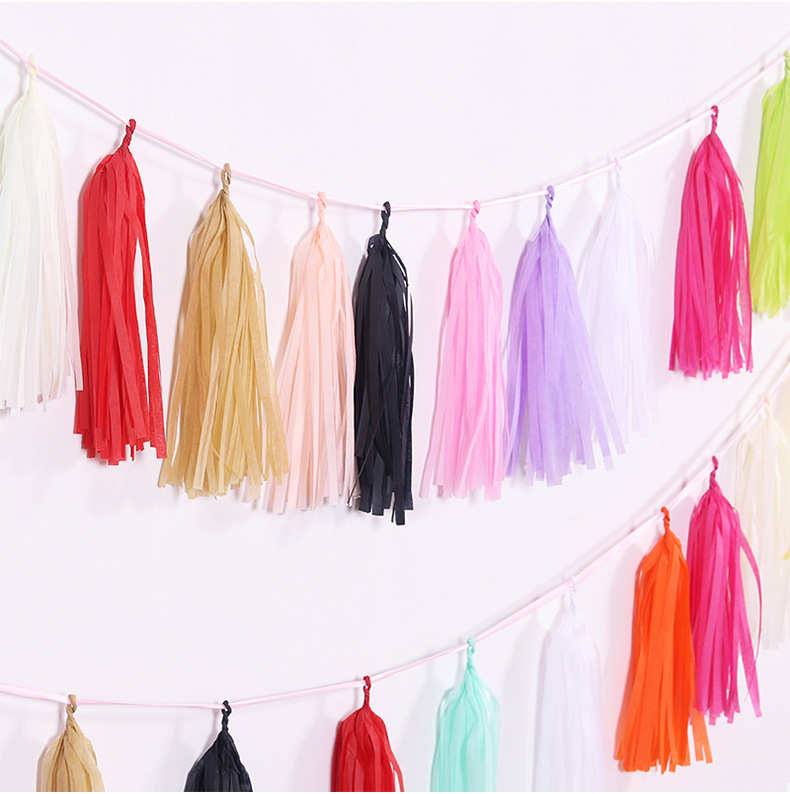 Simple Style Solid Color Paper Daily Party Colored Ribbons display picture 2