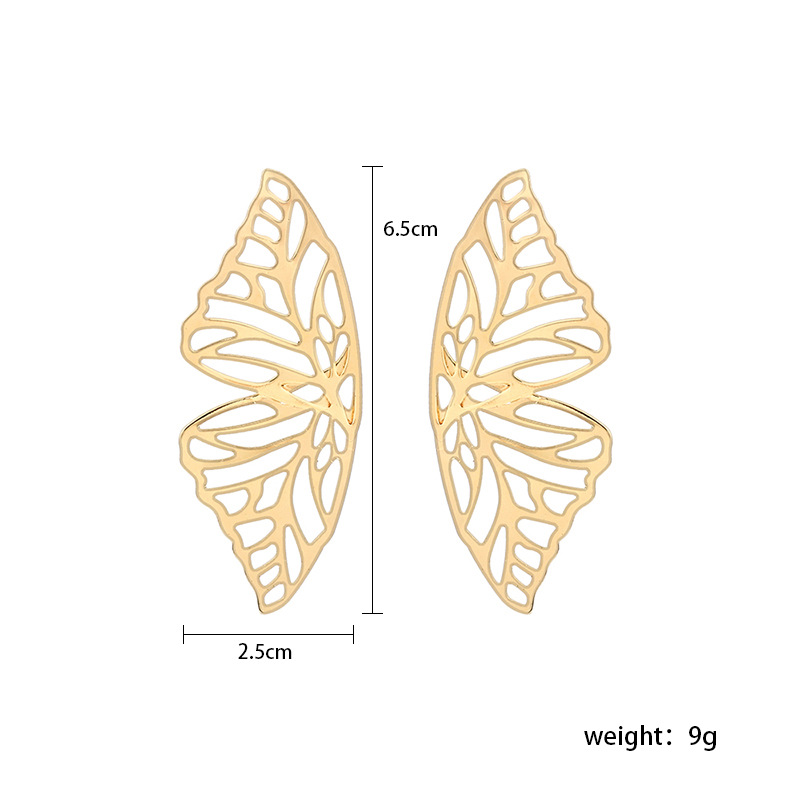 Cross-border Hot Sale New Creative Fashion Elegant Shape Butterfly Earrings Female National Style Natural Ornament display picture 1
