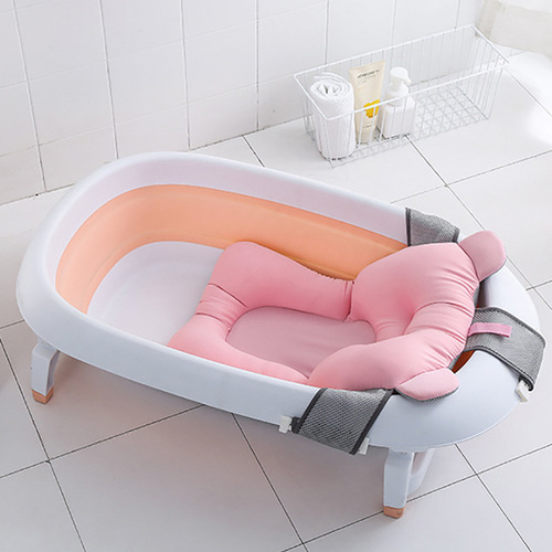 Children's products New baby bath mat Bath net pocket Children's bath non-slip mat Baby floating bath mat