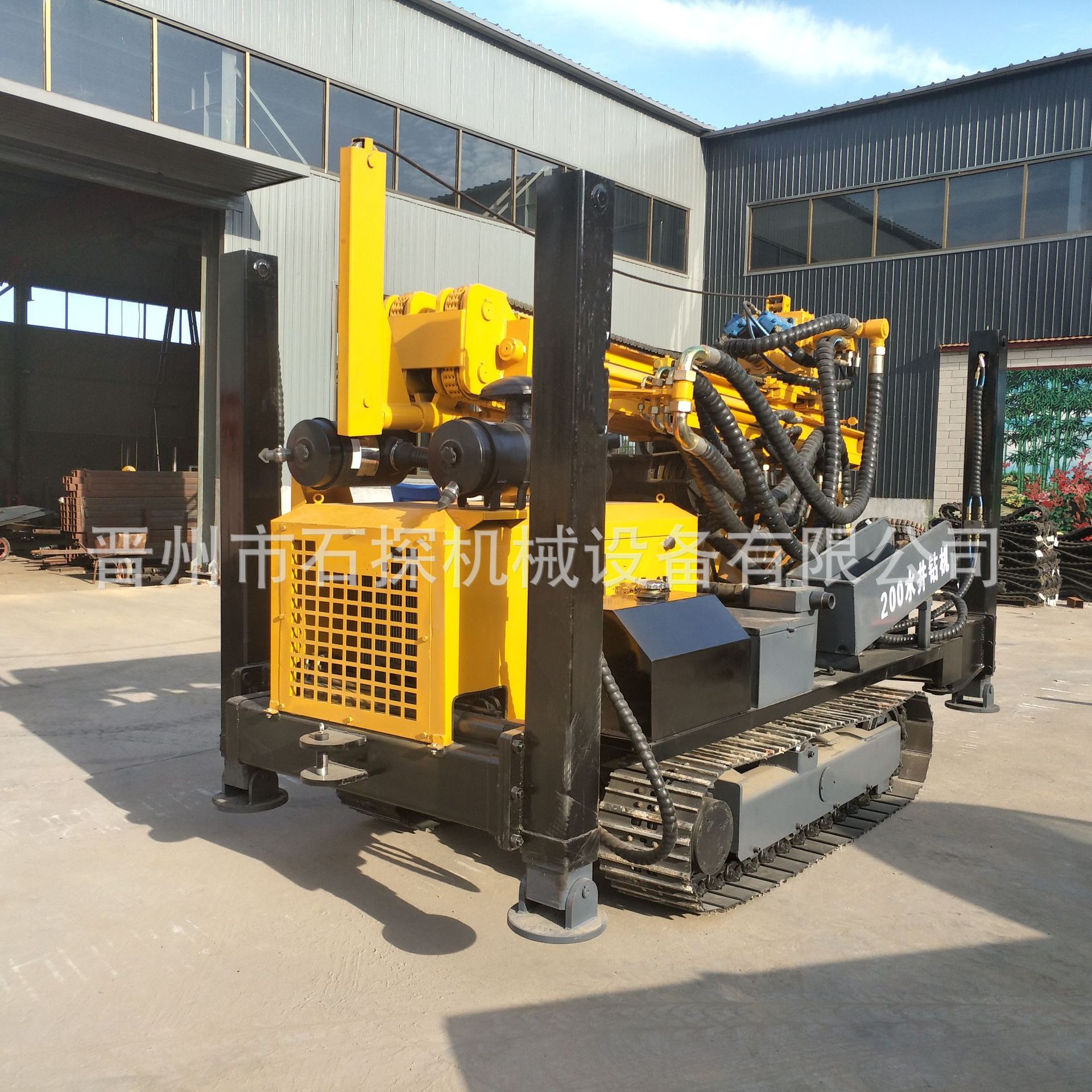 石探厂家供应全液气动履带气动水井钻机