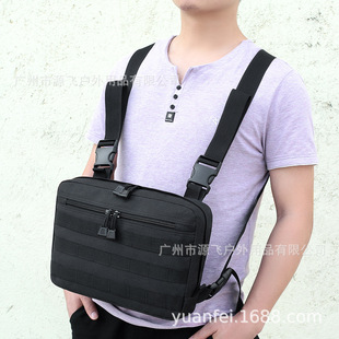2019 New Men's Multifunctional Chest Bag Kanye Tactical Bag Anti-theft Bag Trendy Men's Street Bag Hip-hop Bag Disco Bag
