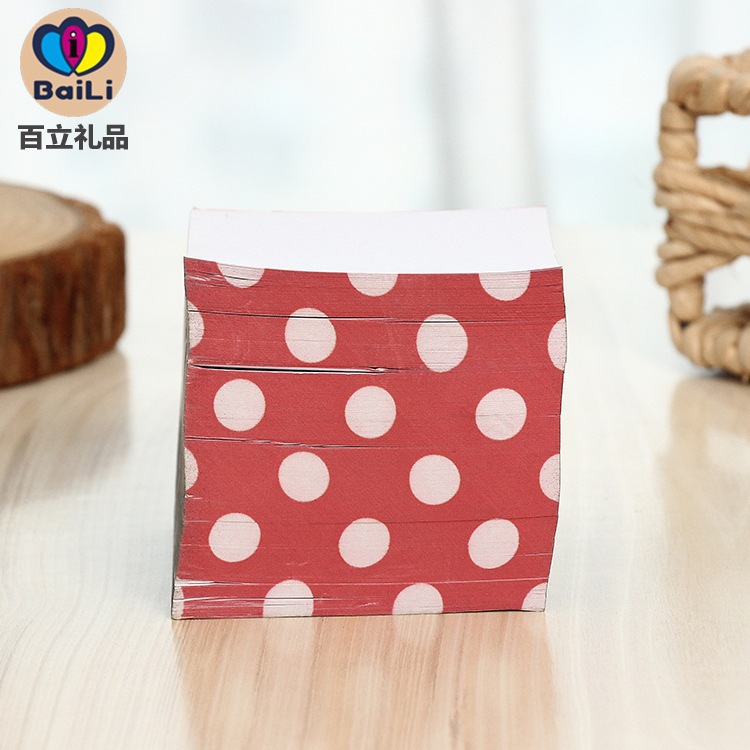 Bai Li Selling Four weeks colour printing advertisement Phnom Penh 3D three-dimensional Wooden pallet Paper brick Notepad Pad customized