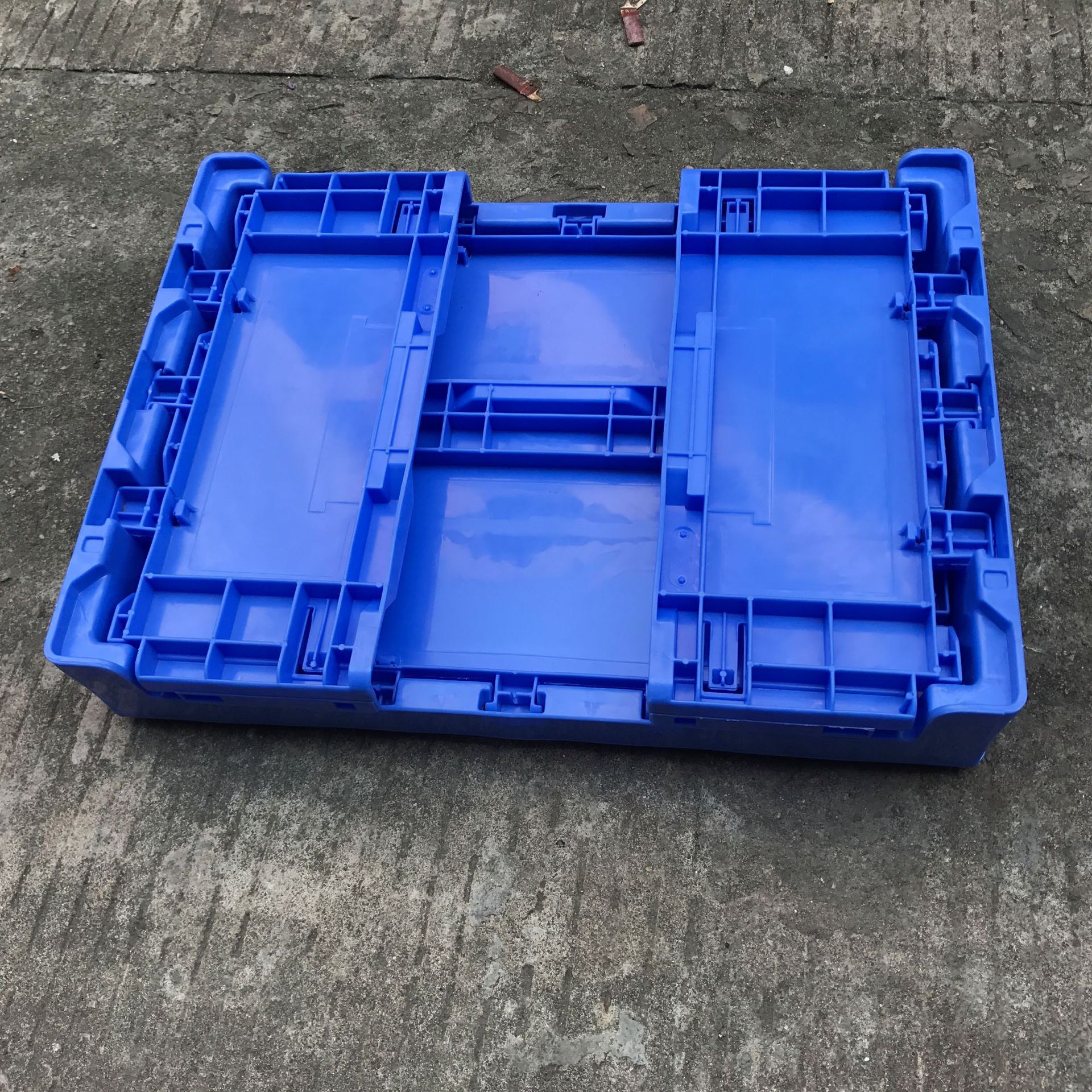 厂家直销塑料周转箱 物流运输折叠箱 仓库运输储物箱