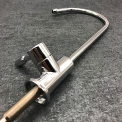 Water purifier accessories 2-point small American-style large curved faucet, quick-connect single-discharge luxury faucet, 2-point 3-point direct drinking water