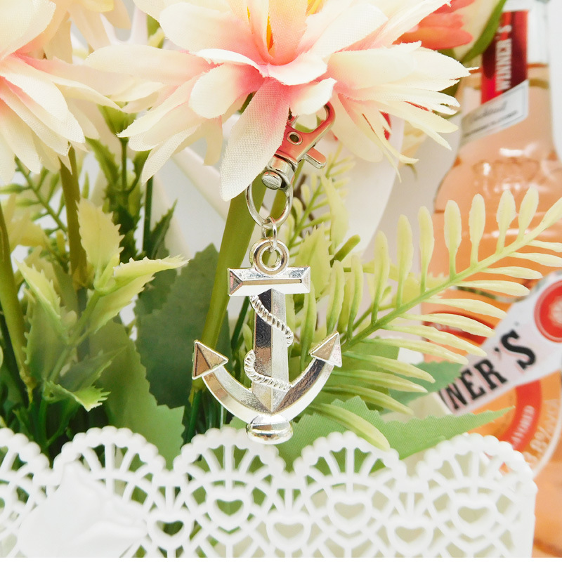 Creative wedding favors anchor keychain pendant small gift for marriage wedding party gathering gift for thank you
