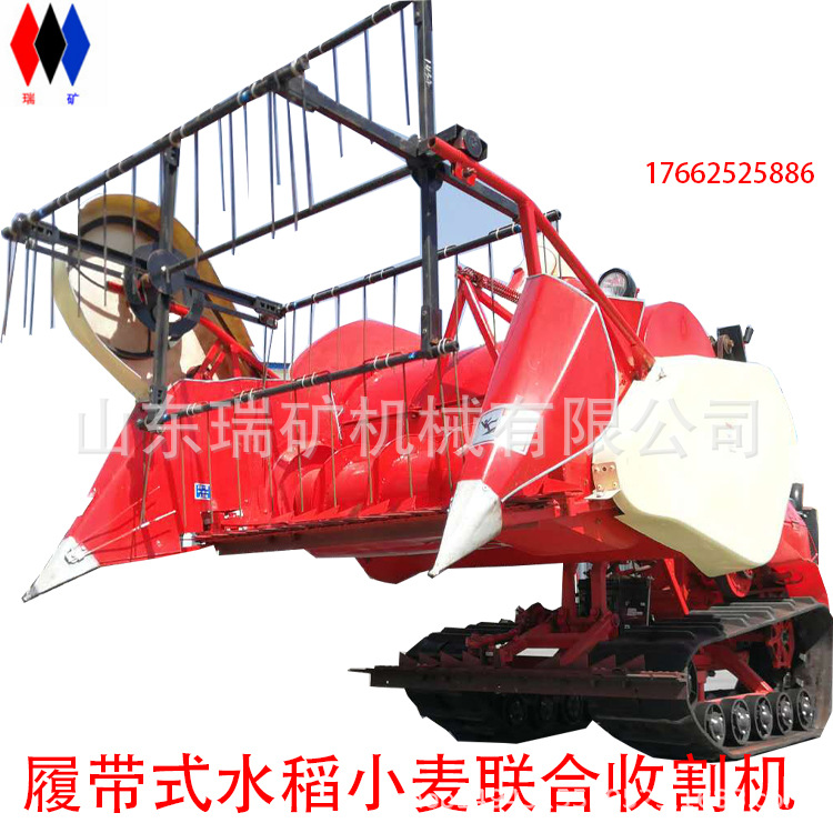 小型水稻联合收割机 小麦收割机 水稻收割打谷机