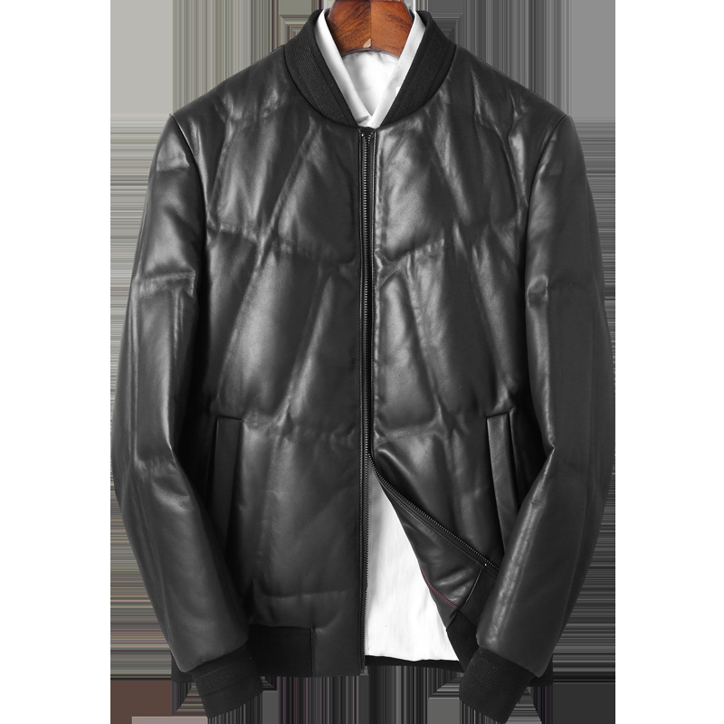 Veste cuir pour homme en En peau de mouton - Ref 3412448 Image 5