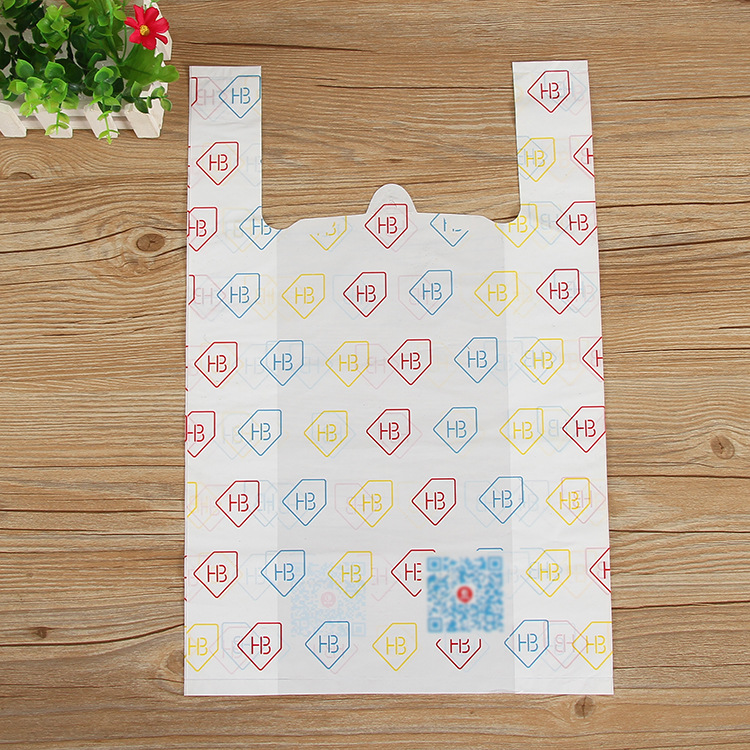 pe塑料手提袋 通用便携超市购物袋 外卖打包塑料袋印制logo手提袋