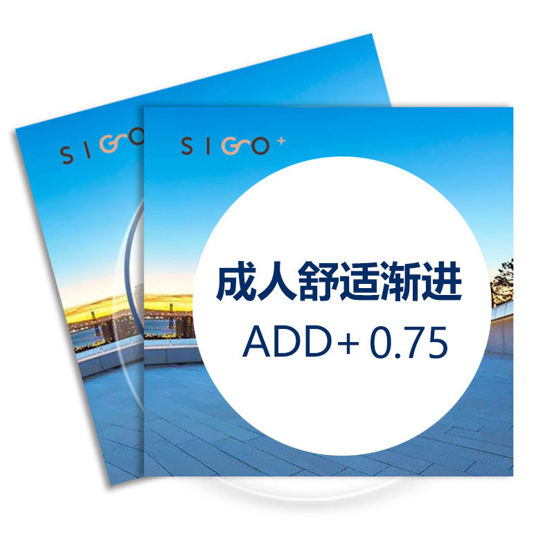 1.56成人非球面舒适渐进1.61近视镜片ADD+0.75眼镜片|ru