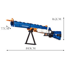 双鹰积木枪拼装玩具益智绝地求生吃鸡98k狙击抢模型legao六一礼物