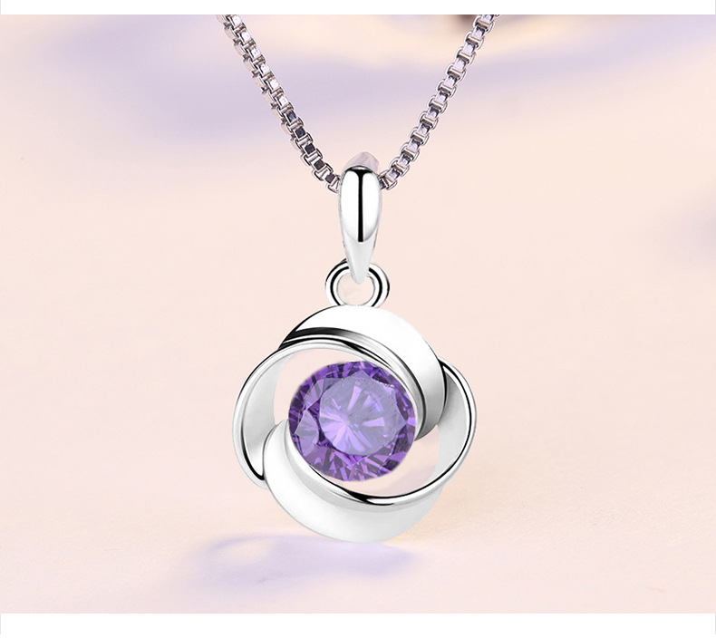Rose Pendant Necklace Image 2