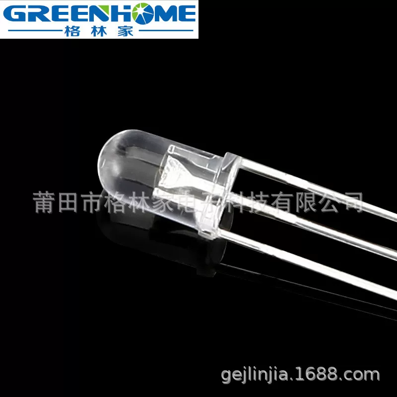 Прозрачная двухцветная LED-индикаторная лампа