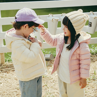 新款保暖婴幼儿童羽绒服轻薄款批发秋冬季男女中小童装羽绒服外套