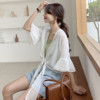 Sunscreen summer new pattern coat have cash less than that is registered in the accounts Long sleeve Shawl Chiffon Cardigan Small waistcoat Air conditioning service