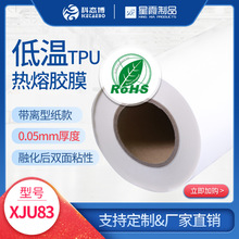 Tufting 簇絨布用封底熨燙膠膜 熱壓雙面膠 xju83 - 5C 厚度