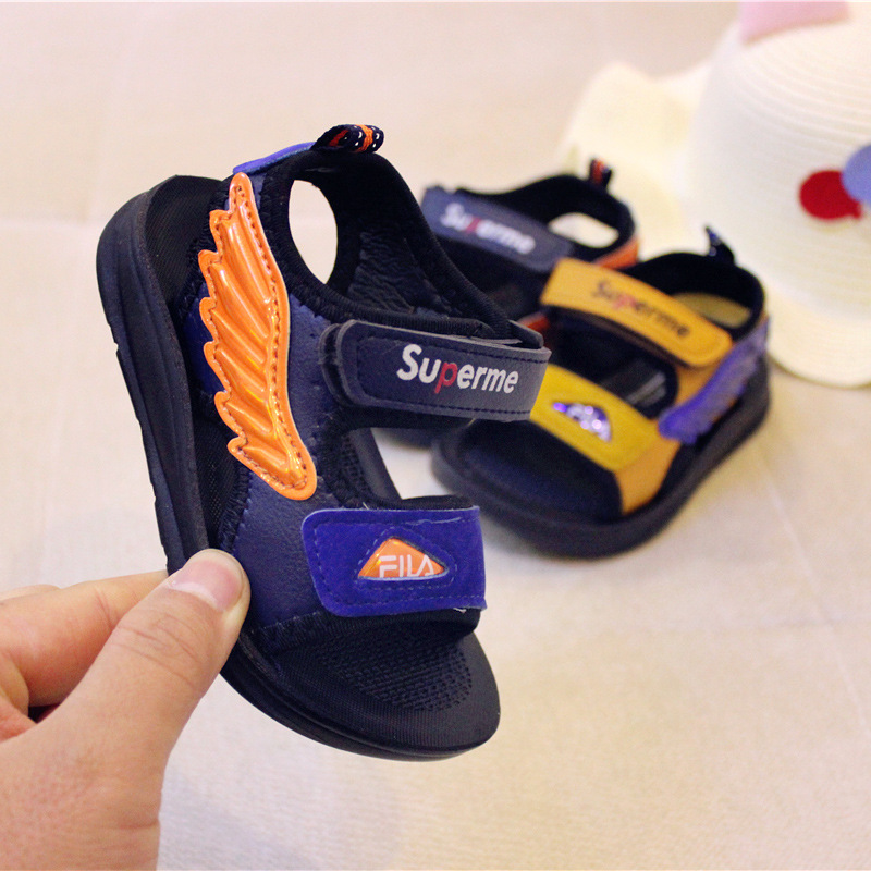 2019夏季新款小童休闲沙滩凉鞋男童软底防滑舒适聚氨酯底环保童鞋|ru