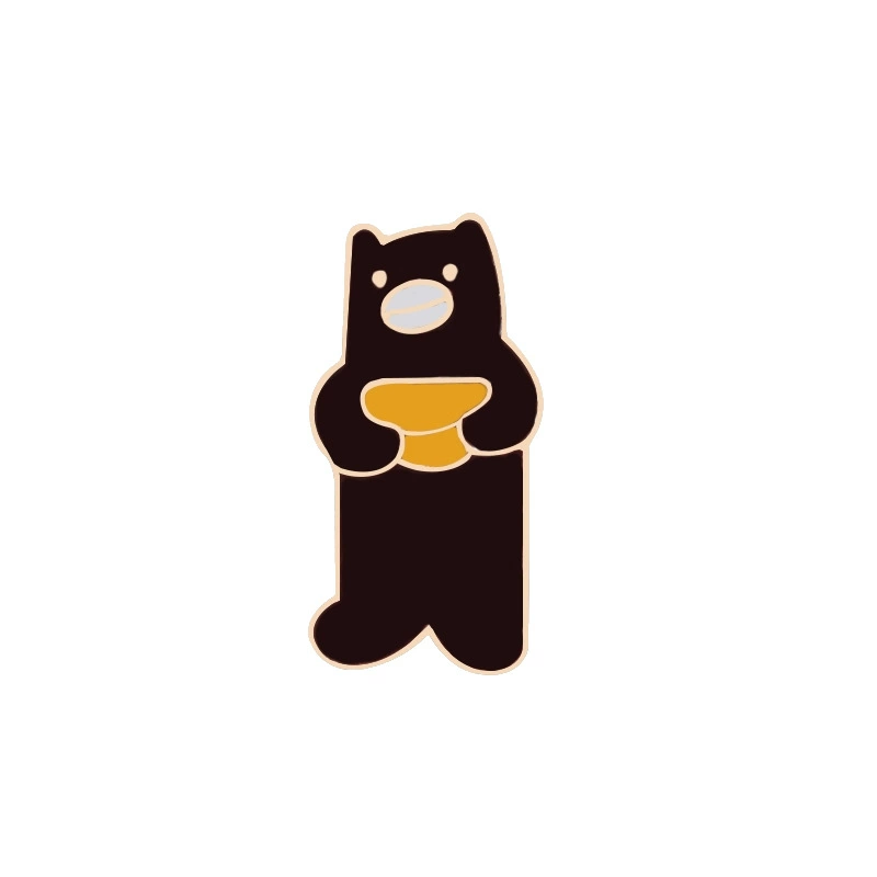 Creative amusing funny brooch, cartoon badge, footwear, bag accessory, accessories