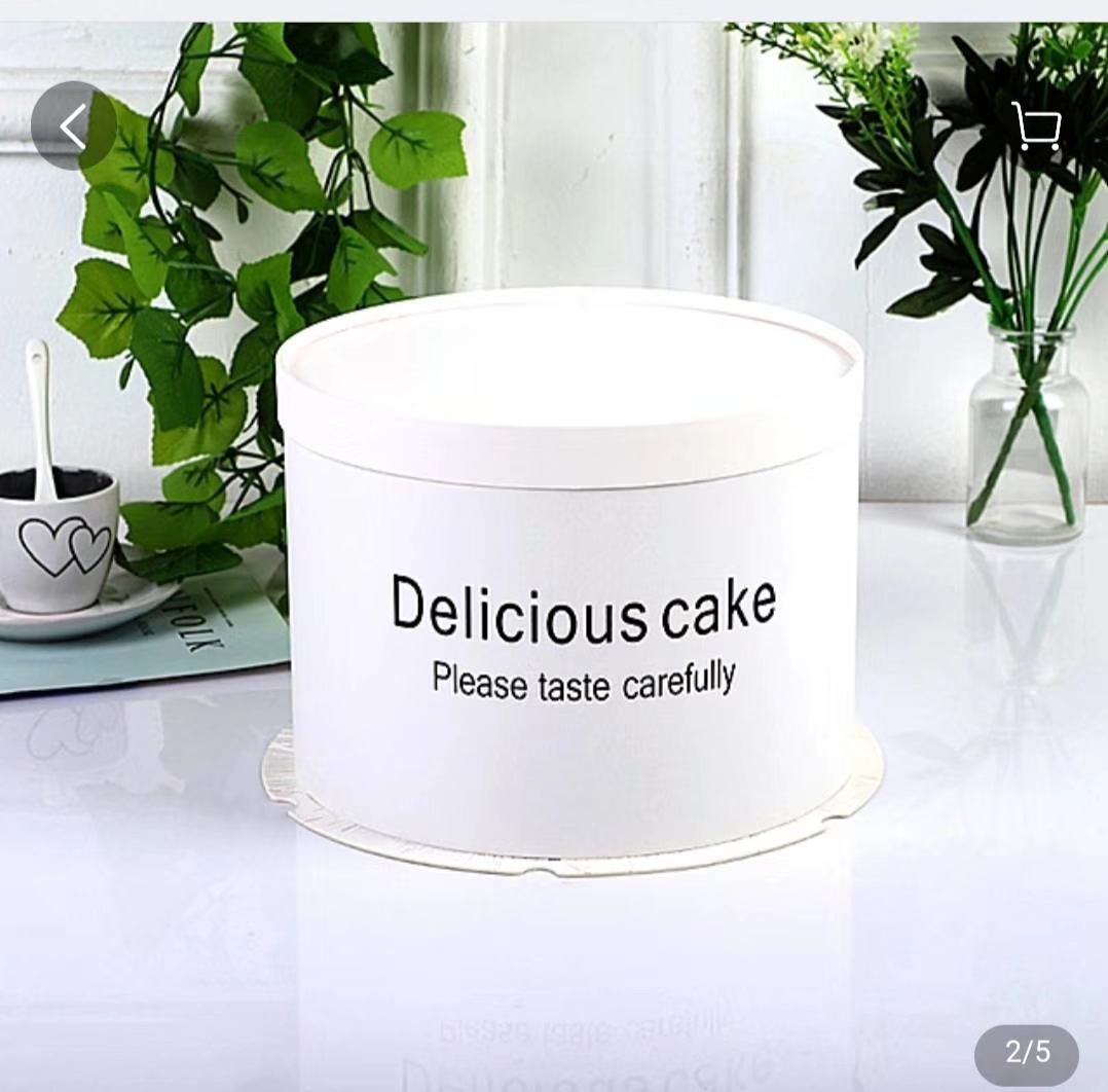 圆形纸围边白盖