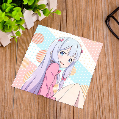 动漫眼镜布黄漫老师英雄约会大作战fate神域清洁布漫展热卖眼镜布|ru