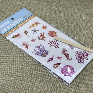 Customizable scratch card color pattern cold transfer glass sticker rubbing toy Scratch Sticker