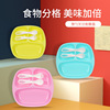 Tableware for feeding, highchair, cartoon dinner plate, children's set for supplementary food, fall protection, 3 pieces