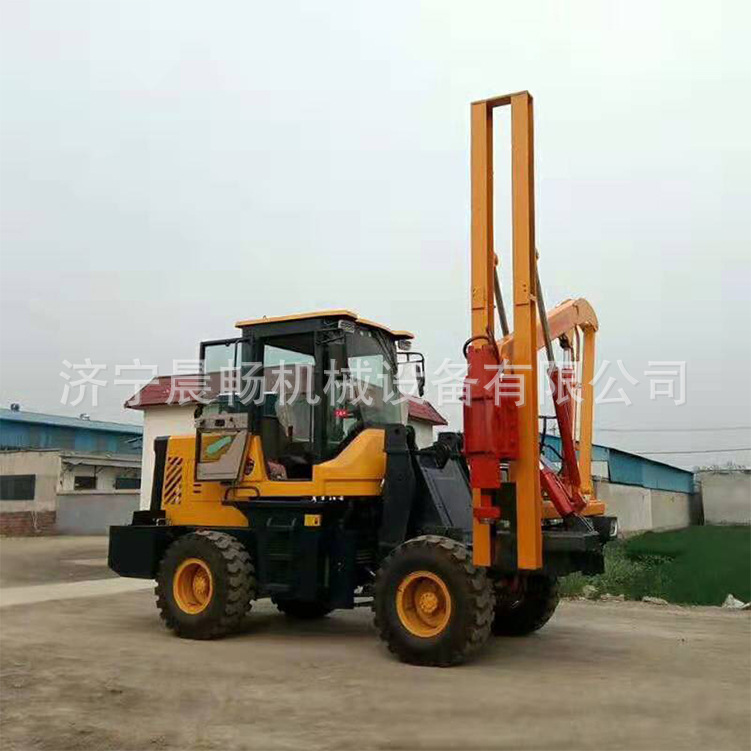 高速公路液压打桩机 油点两用钻孔打桩拔桩一体机 电动打桩机厂