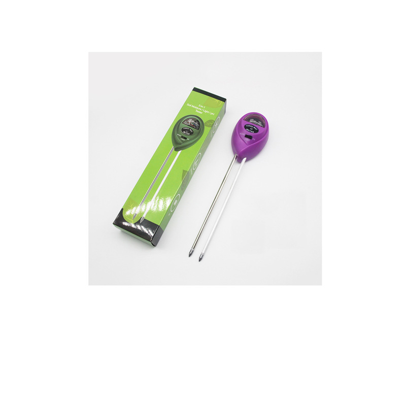 厂家批发三合一园艺土壤湿度计土壤酸碱度测试仪 土壤检测仪