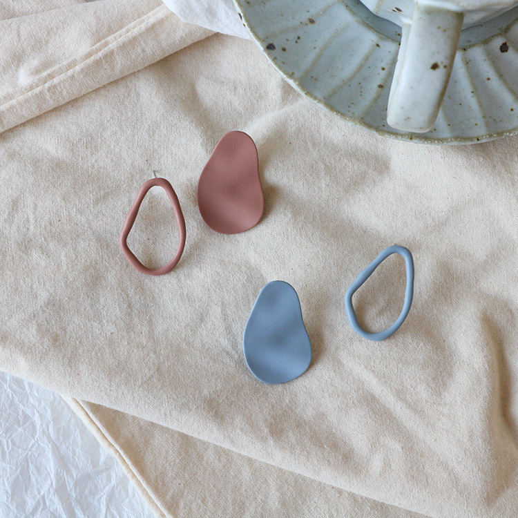 asymmetrical design fashionable earrings