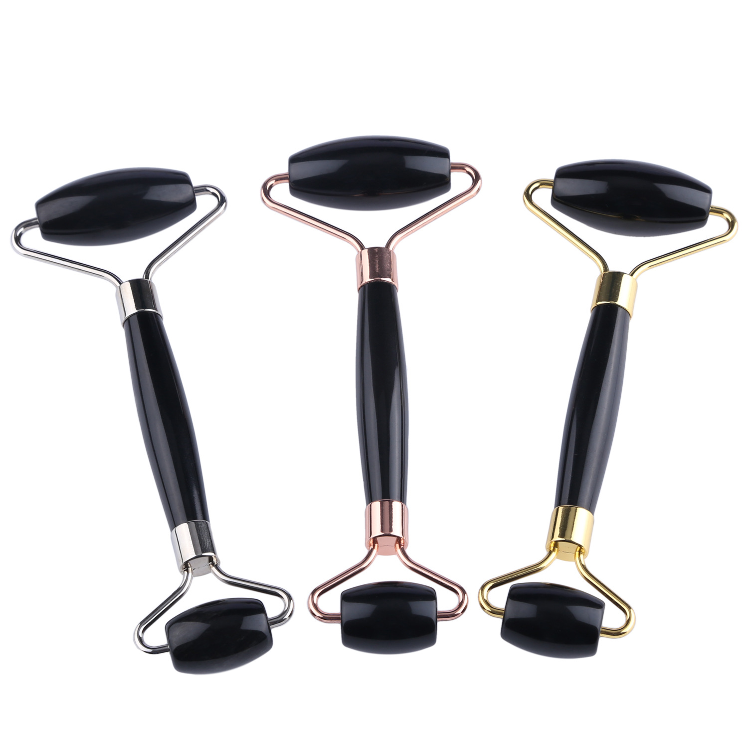 Fuente de fábrica nueva obsidiana belleza Jade joyería artesanía Oficina Decoración Jade rodillo masajeador