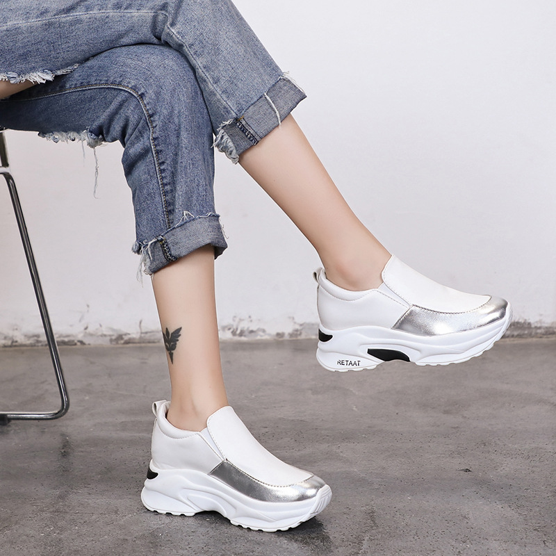 Baskets femme en PU - Ref 3420944 Image 3