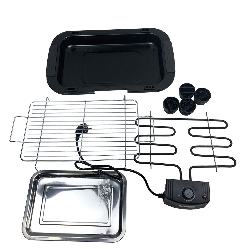 Fábrica al por mayor multi-funcional sin humo hogar horno eléctrico portátil barbacoa horno eléctrico al por mayor bandeja para hornear Parrilla de barbacoa