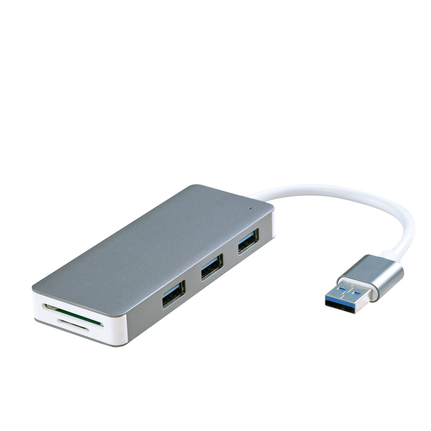 USB 3.0 HUB кард-ридер хаб расширение док-станция с SD/TF и Micro USB порт питания