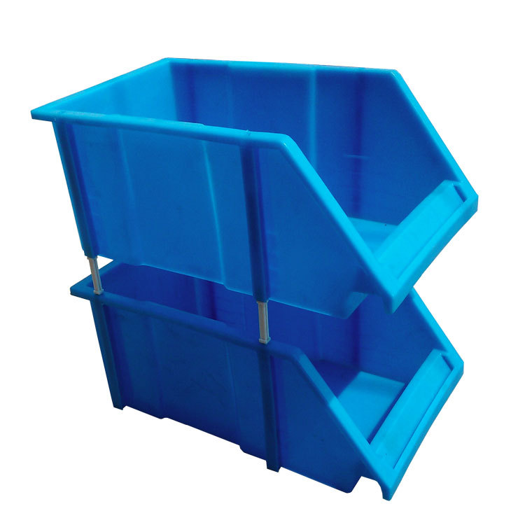 供应2号组立零件盒外径245*155*120mm斜口零件盒 塑料盒子批发