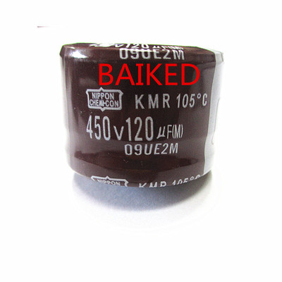 电解电容 KMR 105度 450V 120UF (M) 牛角 黑金刚 30*20 30X20