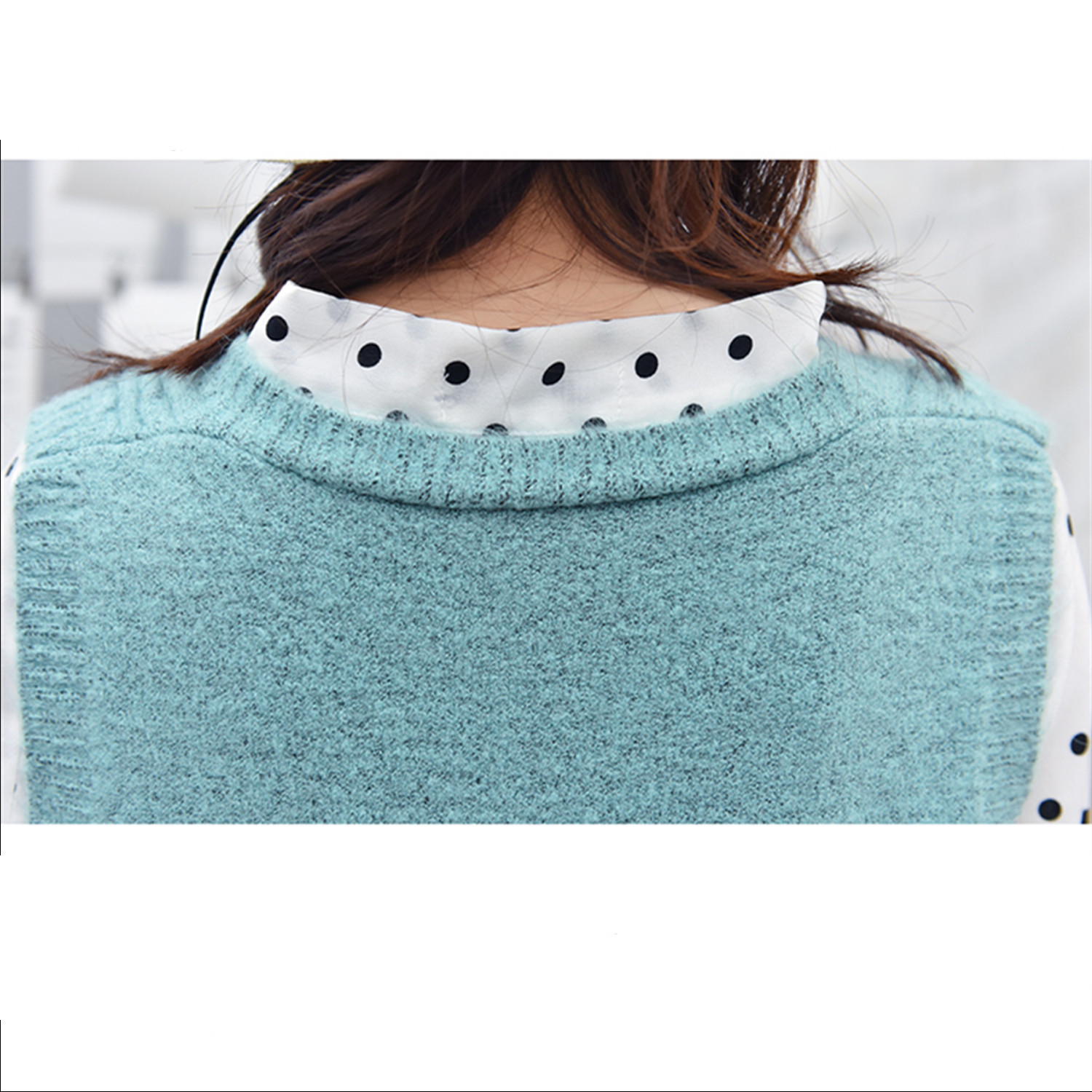 Gilet femme en Tirant mohair - Ref 3316482 Image 11