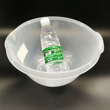 4L塑料冰桶KTV冰块桶冰香槟啤酒桶透明沙拉碗食品级PP酒吧捣冰碗