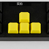 PBT no carcayer 1U thickened mechanical keyboard R1 R2 R3 R4 high personality monochrome multi -color rainbow match