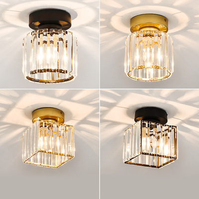balcony personality Crystal lamp Cloakroom modern Simplicity Aisle lights Porch lights Corridor light register and obtain a residence permit Ceiling lamp