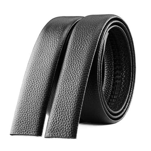 Manufacturer's genuine leather belt with pebbled pattern automatic belt, cowhide belt, pig intestine belt with edge, first layer of cowhide, whole piece of grained leather