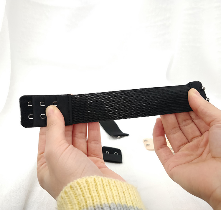 3cm内衣扣假发松紧带欧美爆款长短可以调节头套