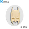 Mask, silicone mold, acrylic compact fondant, Iron Man, Hulk