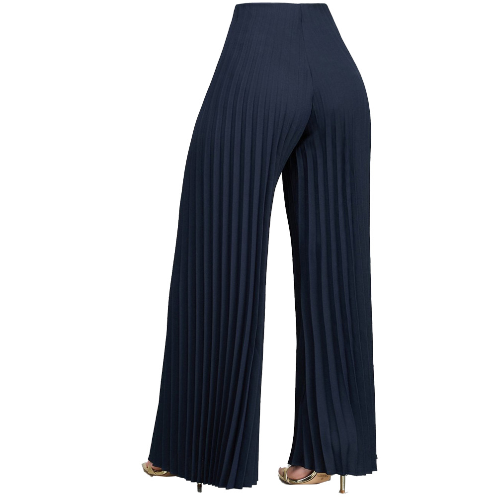 Hot Selling Fashion Pleated Wide Leg Pants NSFNN60373