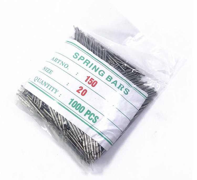 袋装表耳 手表带零配件/无缝连接弹簧手表表耳/针柱轴1.5表生耳杆