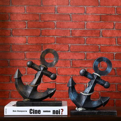 Mediterranean Sea Retro anchor Resin crafts display prop Home Restaurant bar decorate Decoration