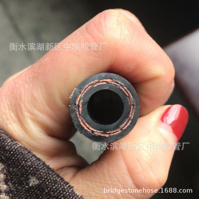 供应SAE 100 R3标准两层纤维编织夹线耐油胶管【工厂】